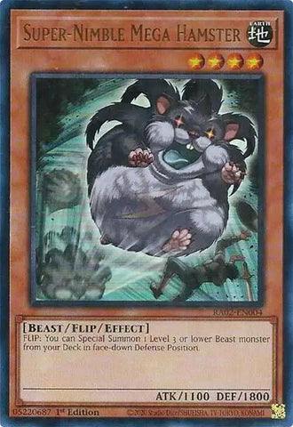 Super-Nimble Mega Hamster [RA02-EN004] Ultra Rare - Yugioh Cards For Your TCG Needs!