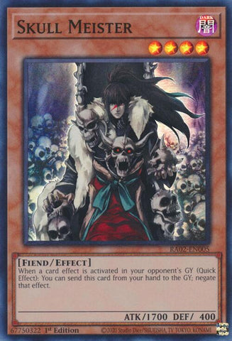 Skull Meister [RA02-EN005] Super Rare - Yugioh Cards For Your TCG Needs!