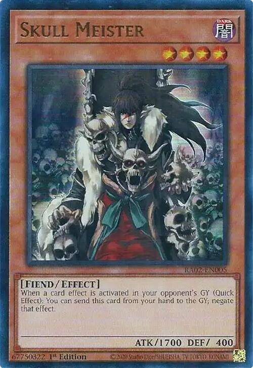 Skull Meister (UR) [RA02-EN005] Ultra Rare - Yugioh Cards For Your TCG Needs!