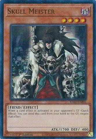 Skull Meister (UR) [RA02-EN005] Ultra Rare - Yugioh Cards For Your TCG Needs!