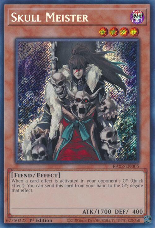 Skull Meister (Secret Rare) [RA02-EN005] - Yugioh Cards For Your TCG Needs!