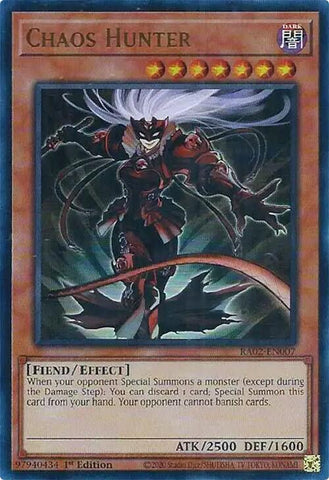Chaos Hunter (UR) [RA02-EN007] Ultra Rare - Yugioh Cards For Your TCG Needs!