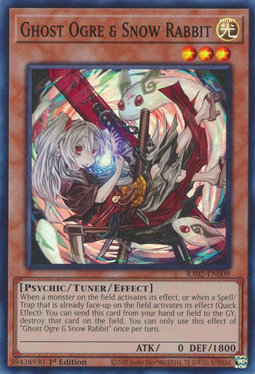 Ghost Ogre & Snow Rabbit (Alternate Art) [RA02-EN009] Super Rare - Yugioh Cards For Your TCG Needs!