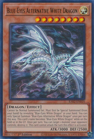 Blue-Eyes Alternative White Dragon [RA02-EN010] Super Rare - Yugioh Cards For Your TCG Needs!