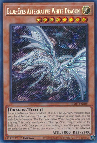 Blue-Eyes Alternative White Dragon (Secret Rare) [RA02-EN010] - Yugioh Cards For Your TCG Needs!