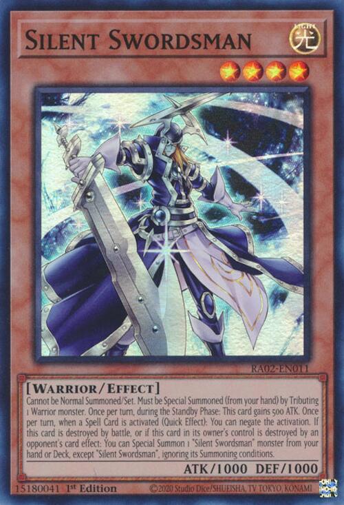 Silent Swordsman [RA02-EN011] Super Rare - Yugioh Cards For Your TCG Needs!