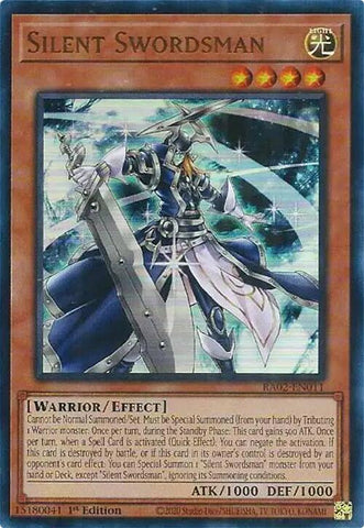 Silent Swordsman (UR) [RA02-EN011] Ultra Rare - Yugioh Cards For Your TCG Needs!