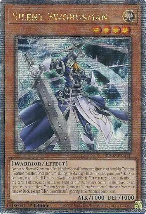 Silent Swordsman (Quarter Century Secret Rare) [RA02-EN011] - Yugioh Cards For Your TCG Needs!