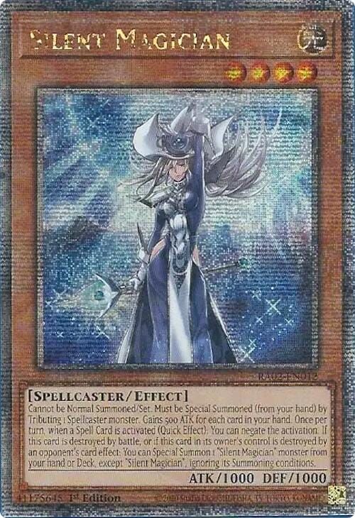 Silent Magician (Quarter Century Secret Rare) [RA02-EN012] - Yugioh Cards For Your TCG Needs!