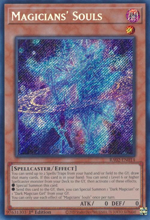 Magicians' Souls (Secret Rare) [RA02-EN014] - Yugioh Cards For Your TCG Needs!