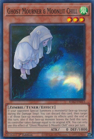 Ghost Mourner & Moonlit Chill (Alternate Art) [RA02-EN015] Super Rare - Yugioh Cards For Your TCG Needs!