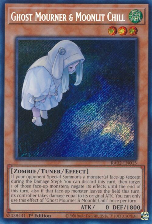 Ghost Mourner & Moonlit Chill (Alternate Art) [RA02-EN015] Secret Rare - Yugioh Cards For Your TCG Needs!
