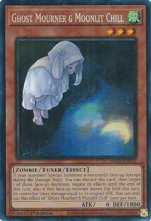 Ghost Mourner & Moonlit Chill (Alternate Art) (PCR) [RA02-EN015] Prismatic Collector's Rare - Yugioh Cards For Your TCG Needs!