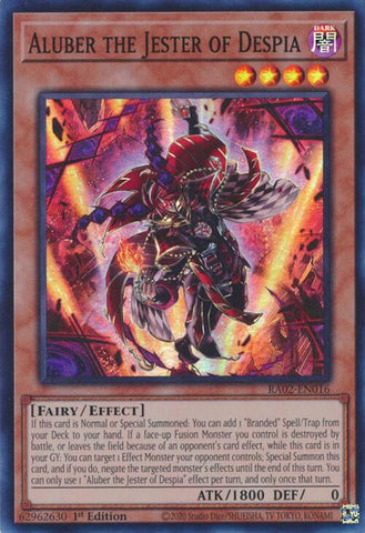 Aluber the Jester of Despia [RA02-EN016] Super Rare - Yugioh Cards For Your TCG Needs!