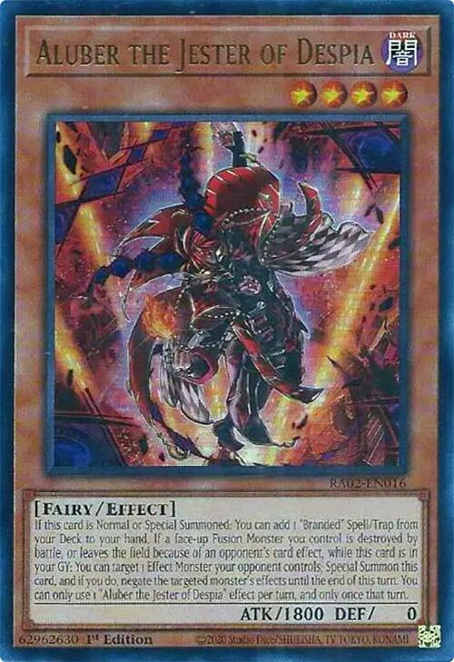 Aluber the Jester of Despia [RA02-EN016] Ultra Rare - Yugioh Cards For Your TCG Needs!
