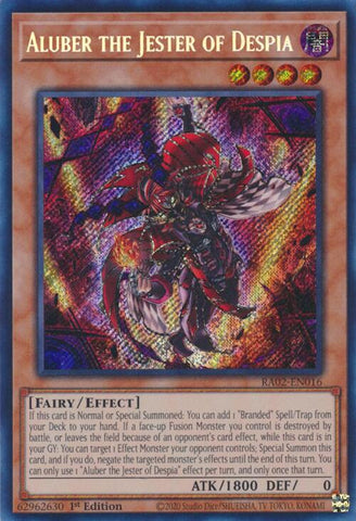 Aluber the Jester of Despia [RA02-EN016] Secret Rare - Yugioh Cards For Your TCG Needs!