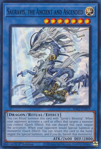 Sauravis, the Ancient and Ascended [RA02-EN019] Super Rare - Yugioh Cards For Your TCG Needs!