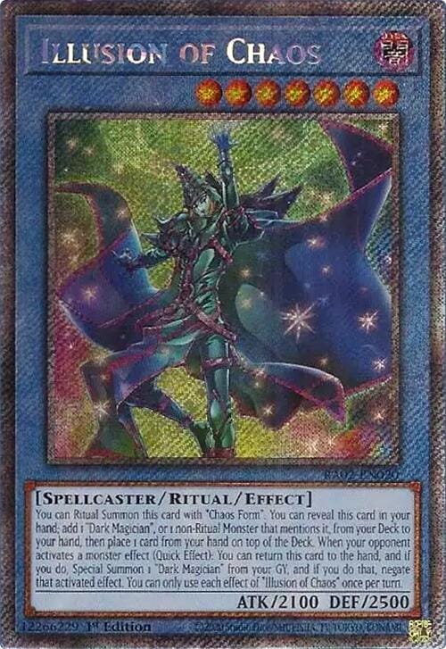 Illusion of Chaos (Platinum Secret Rare) [RA02-EN020] - Yugioh Cards For Your TCG Needs!