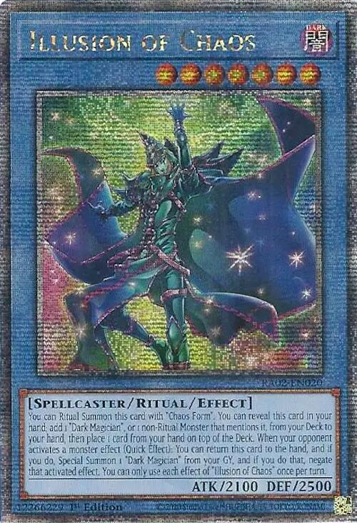 Illusion of Chaos (Quarter Century Secret Rare) [RA02-EN020] - Yugioh Cards For Your TCG Needs!
