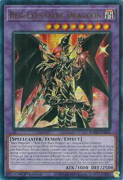Red-Eyes Dark Dragoon (UR) [RA02-EN021] Ultra Rare - Yugioh Cards For Your TCG Needs!