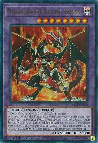 Masquerade the Blazing Dragon [RA02-EN022] Ultra Rare - Yugioh Cards For Your TCG Needs!