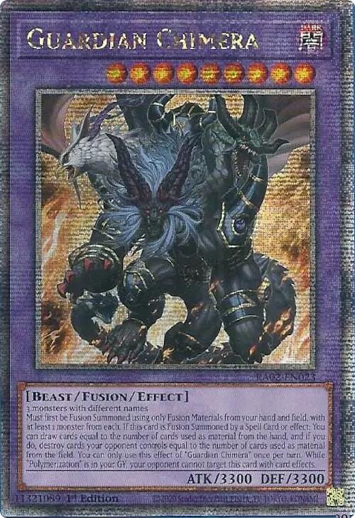 Guardian Chimera (Quarter Century Secret Rare) [RA02-EN023] - Yugioh Cards For Your TCG Needs!