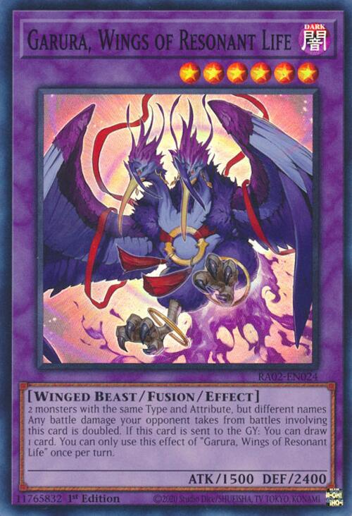 Garura, Wings of Resonant Life [RA02-EN024] Super Rare - Yugioh Cards For Your TCG Needs!