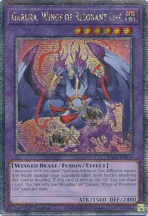 Garura, Wings of Resonant Life (Quarter Century Secret Rare) [RA02-EN024] - Yugioh Cards For Your TCG Needs!