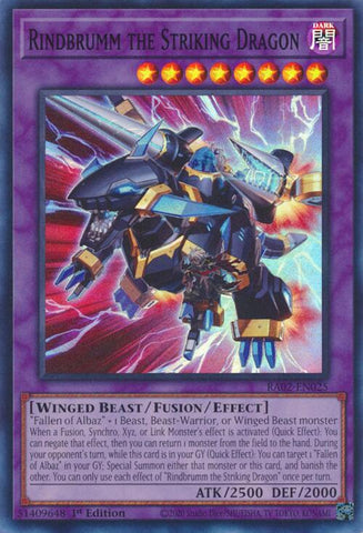 Rindbrumm the Striking Dragon [RA02-EN025] Super Rare - Yugioh Cards For Your TCG Needs!