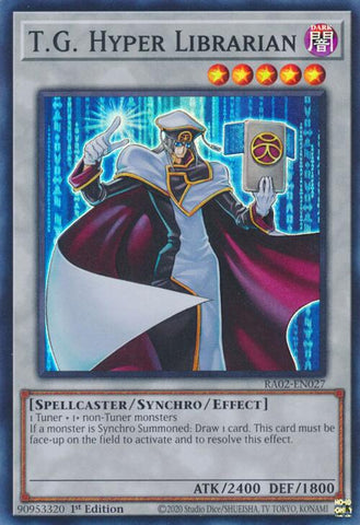T.G. Hyper Librarian [RA02-EN027] Super Rare - Yugioh Cards For Your TCG Needs!