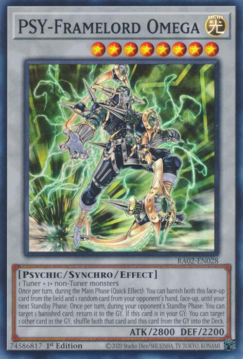 PSY-Framelord Omega [RA02-EN028] Super Rare - Yugioh Cards For Your TCG Needs!