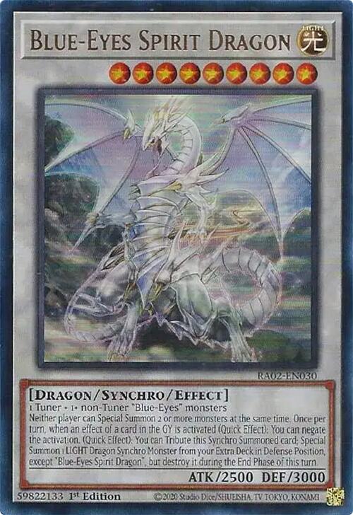 Blue-Eyes Spirit Dragon [RA02-EN030] Ultra Rare - Yugioh Cards For Your TCG Needs!