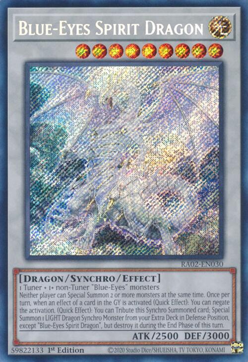 Blue-Eyes Spirit Dragon (Secret Rare) [RA02-EN030] - Yugioh Cards For Your TCG Needs!