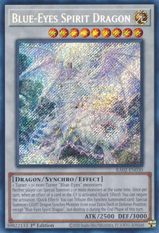 Blue-Eyes Spirit Dragon (Secret Rare) [RA02-EN030] - Yugioh Cards For Your TCG Needs!