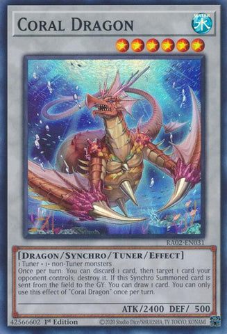 Coral Dragon [RA02-EN031] Super Rare - Yugioh Cards For Your TCG Needs!