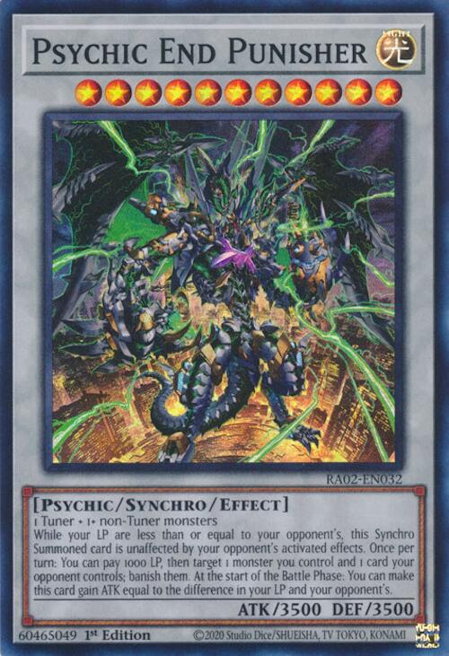 Psychic End Punisher [RA02-EN032] Super Rare - Yugioh Cards For Your TCG Needs!