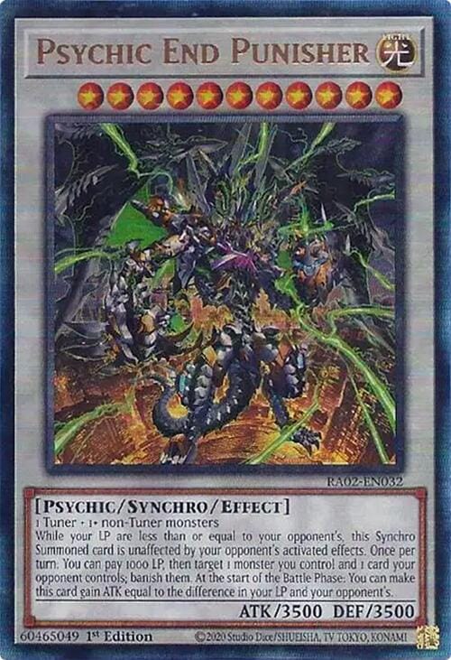 Psychic End Punisher (PUR) [RA02-EN032] Prismatic Ultimate Rare - Yugioh Cards For Your TCG Needs!