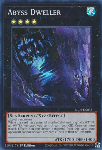 Abyss Dweller [RA02-EN033] Super Rare - Yugioh Cards For Your TCG Needs!