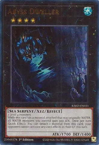 Abyss Dweller (UR) [RA02-EN033] Ultra Rare - Yugioh Cards For Your TCG Needs!