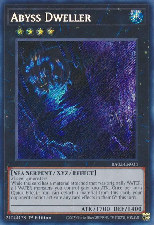Abyss Dweller (Secret Rare) [RA02-EN033] Secret Rare - Yugioh Cards For Your TCG Needs!
