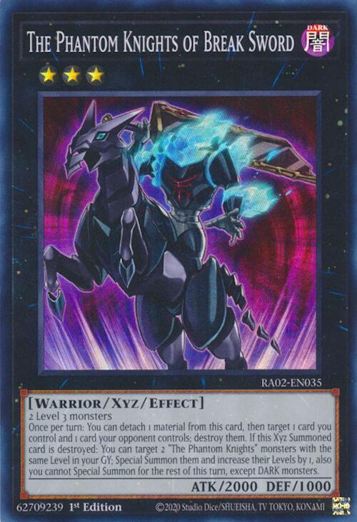 The Phantom Knights of Break Sword [RA02-EN035] Super Rare - Yugioh Cards For Your TCG Needs!