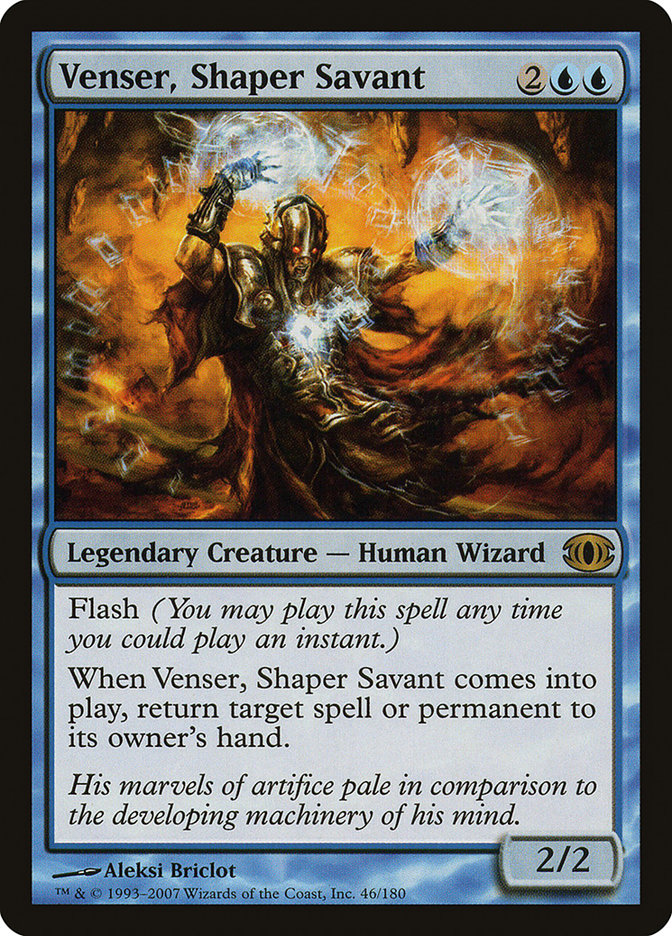 Venser, Shaper Savant [Future Sight] Magic: The Gathering
