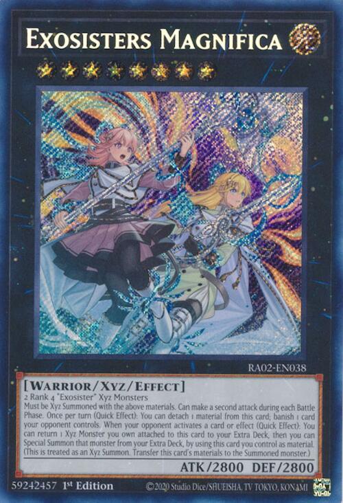Exosisters Magnifica (Secret Rare) [RA02-EN038] Secret Rare - Yugioh Cards For Your TCG Needs!