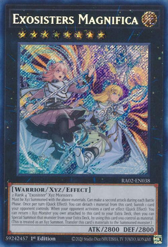 Exosisters Magnifica (Secret Rare) [RA02-EN038] Secret Rare - Yugioh Cards For Your TCG Needs!