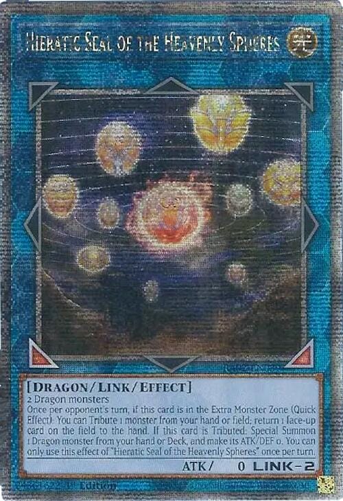 Hieratic Seal of the Heavenly Spheres (Quarter Century Secret Rare) [RA02-EN039] - Yugioh Cards For Your TCG Needs!