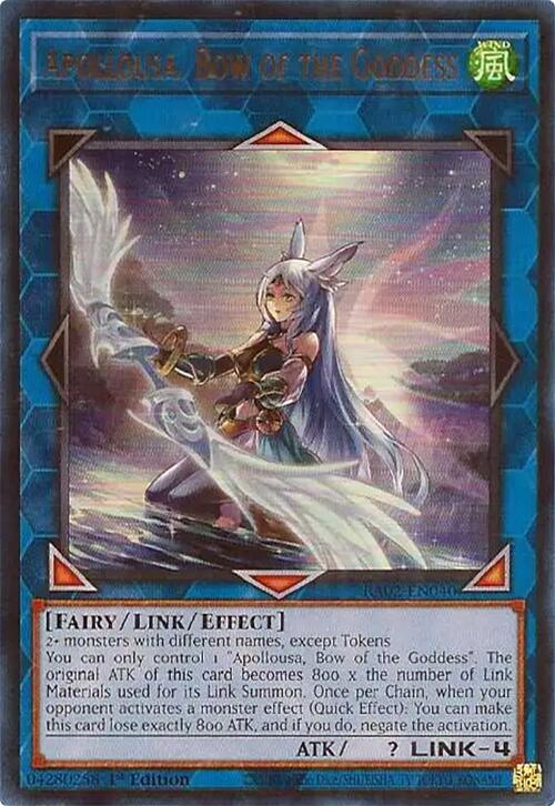 Apollousa, Bow of the Goddess (Alternate Art) [RA02-EN040] Ultra Rare - Yugioh Cards For Your TCG Needs!