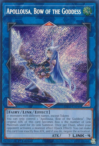Apollousa, Bow of the Goddess (Alternate Art) [RA02-EN040] Secret Rare - Yugioh Cards For Your TCG Needs!
