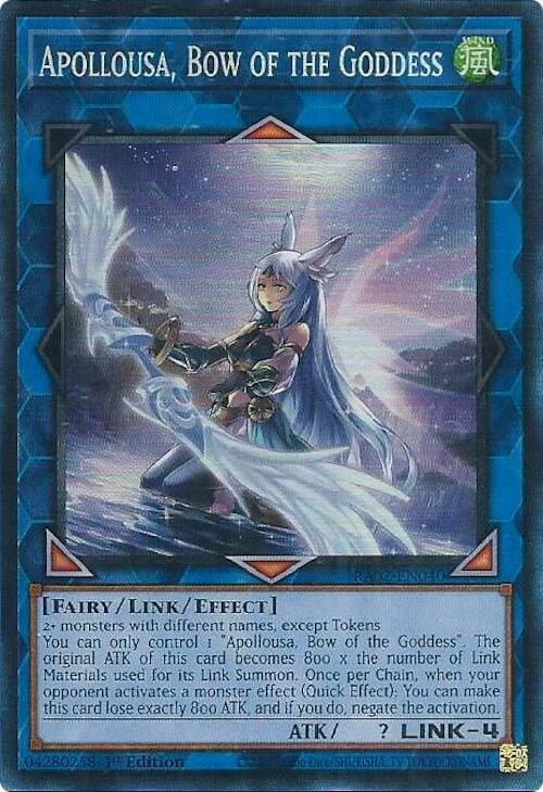 Apollousa, Bow of the Goddess (Alternate Art) [RA02-EN040] Prismatic Collector's Rare - Yugioh Cards For Your TCG Needs!