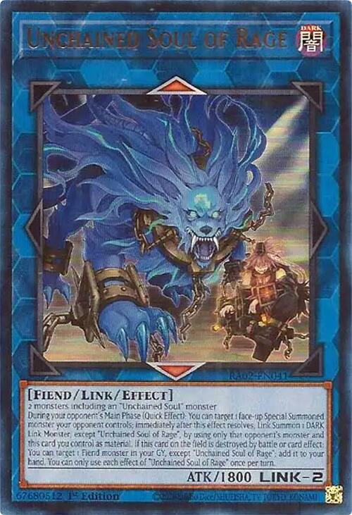 Unchained Soul of Rage (UR) [RA02-EN041] Ultra Rare - Yugioh Cards For Your TCG Needs!