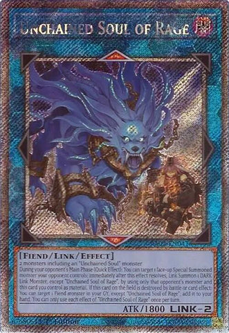 Unchained Soul of Rage (Platinum Secret Rare) [RA02-EN041] - Yugioh Cards For Your TCG Needs!